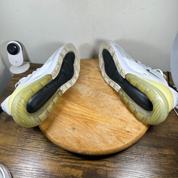 Nike Air Max 270 Men\'s Size 12 White Black Shoes Sneakers AH8050-100